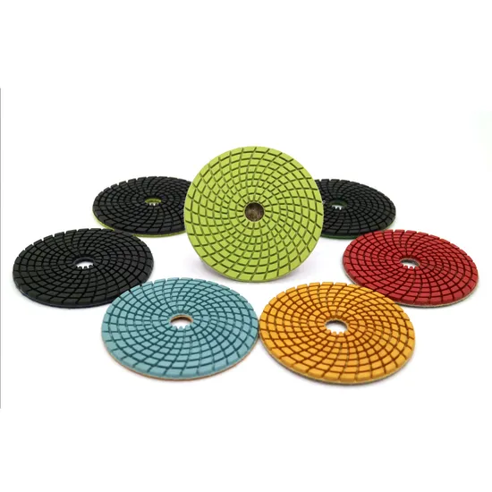 4" Professional Wet Diamond Flexible Polishing Pads for Granite Marble Ceramic