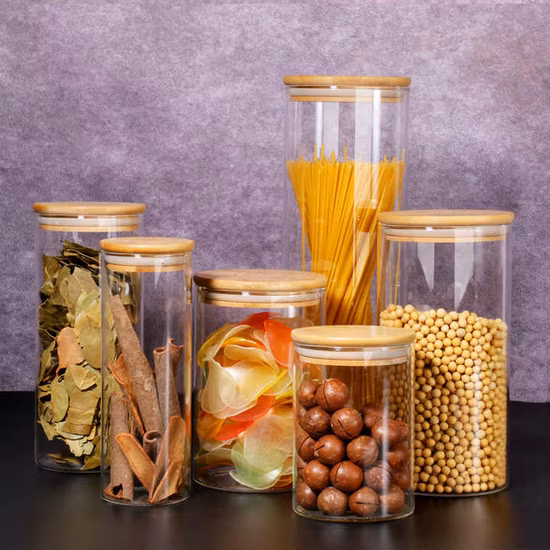Microwave Oven Applicable Glass Food Storage Container